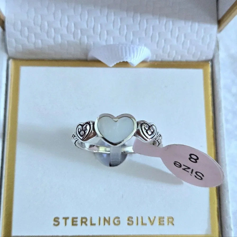 Annika Witt Sterling Silver🤍 Triple3️⃣ Heart❤ Ring💍 - NWT